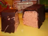 Recette Pavé de biscuits roses de reims couvert de chocolat