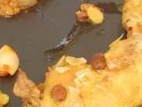 Recette Fricassé de poulet à la marocaine, frita de poivrons et tomates