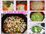 Recette Risotto aux légumes d'hiver, pangas, moules et crevettes