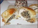 Recette Blancs de poulet farcis aux champignons en croûte feuilletée