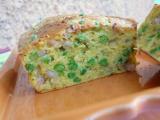 Recette Cake aux petits pois, crevettes et sa pointe de curry