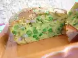 Recette Cake aux petits pois, crevettes et sa pointe de curry