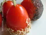 Recette Pour l'apéro : torsades feuilletées & sucettes de tomates aux graines