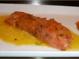 Recette Saumon moelleux & fruits de la passion ....