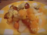 Recette Sabayon de mirabelles et melon