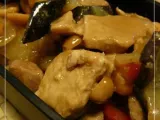 Recette Sauté de porc aux cacahuètes et champignons noirs (défi placard n#14)
