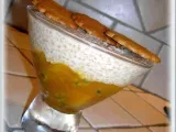 Recette Verrines tapioca au lait de coco et compotee aux fruits exotiques