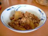 Recette Crumble de pommes ou apple crisp