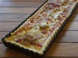 Recette Quiche oignons / thon / tomates