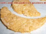 Recette Biscuits amande-graines de lin-huile d'olive