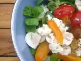 Recette Salade colorée, simple, belle et gouteuse !