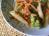 Recette Penne aux brocolis et carottes
