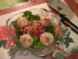 Recette Litchis farcis au crabe, ravissante entrée pour le nouvel an chinois