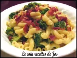 Recette Macaroni au brocoli, au bacon et fromage