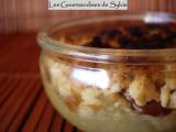 Recette Crumble express pommes-poires-nutella