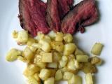 Recette Rosbeef aux pommes de terre sautées - roastbeef mit sautierten kartoffeln