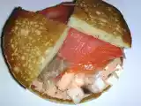Recette Blinis au saumon fumé, tarama et champignon de paris