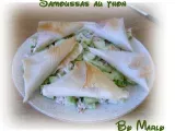 Recette Samoussas au thon sur salade