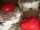 Recette Tiramisu aux fraises et madeleines au chocolat