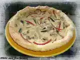 Recette Quiche au poivron & à la courgette