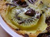 Recette Crème au four express kiwi - chocolat - orange