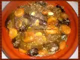 Recette Tajine d'agneau aux fruits secs