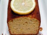 Recette Cake citron miel & graines de pavot