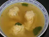 Recette Soupe asiatique raviolis porc / crevettes