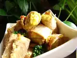 Recette Amuses-bouche roulés au poulet et cari
