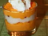Recette ^^assiette printanière : verrine de carotte espuma au chèvre, 
