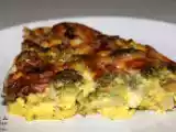 Recette Clafoutis au brocolis, brie et chèvre