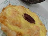 Recette Mini quiche poireau, saumon, miel et noix de pécan