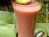 Recette Smoothie fraises-kiwis-oranges