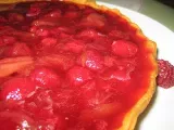 Recette Tarte sablée rhubarbe-framboises!!!