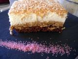 Recette Blanc-manger coco sur dacquoise aux noix