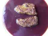 Recette Foie gras pané au pain d'épices & son velouté aux figues