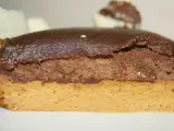 Recette Gâteau trois couches:caramel, chocolat et caramel chocolaté....