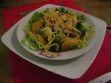 Recette Salade thaï aux crevettes et aux clémentines