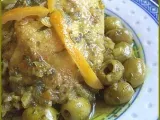Recette Poulet aux olives et citrons beldi confits ( maroc )