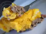 Recette Gratin potiron-pommes de terre-lardons-boeuf