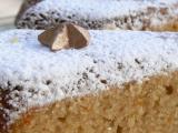 Recette Gateau aux amandes, à l'orange et au sirop d'amaretto.