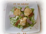 Recette Mozzarella panée et sa salade