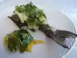 Recette Un air de vacances avec dorade grillee et salade de mangue/coriandre