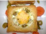 Recette Croque omelette au four