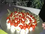 Recette Brochettes tomates/mozza