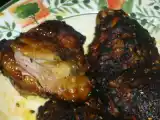 Recette Poulet mariné au curry, sauce soja et miel