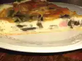 Recette Tarte champignons et dés de jambon
