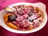 Recette Petits clafoutis aux groseilles et cerises