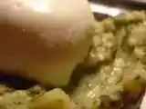 Recette Purée bicolore épinard, pommes de terre, parmesan, et oeuf poché
