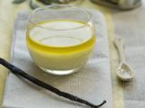 Recette Crème de chocolat blanc vanillée, gelée d'huile d'olive